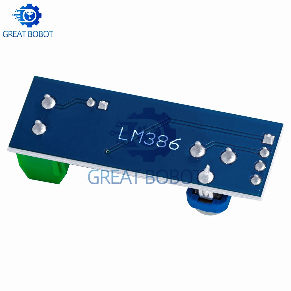 LM386 Audio Amplifier Module – 200x Gain, 5V–12V, 10K Resistor Audio Amplifier Module Axl