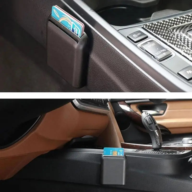 Car Seat Crevice Card & Ticket Storage Box | Black Organizer Car Seat Organizer Axl
