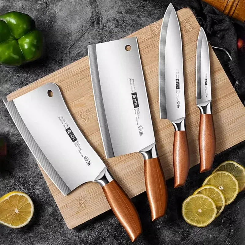 4-Piece Professional Kitchen Knife Set – Stainless Steel Kitchen Knife Set Axl