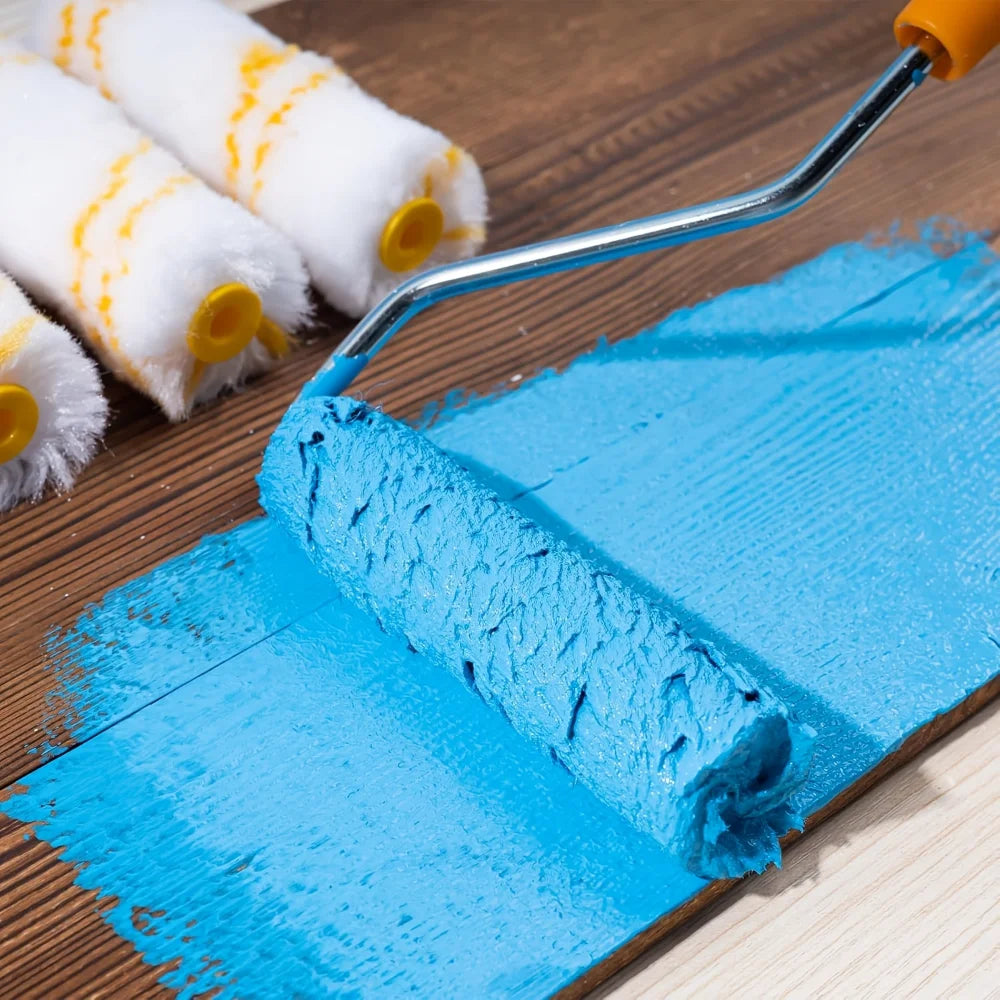 10-Pack Mini Paint Roller Brush Set – Dense Bristles, Reusable Paint Roller Brush Axl