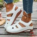 HAJINK Women's Flat Sandals – Breathable Plus Size Summer Shoes Women's Flat Sandals Axl White 39 China Mainland