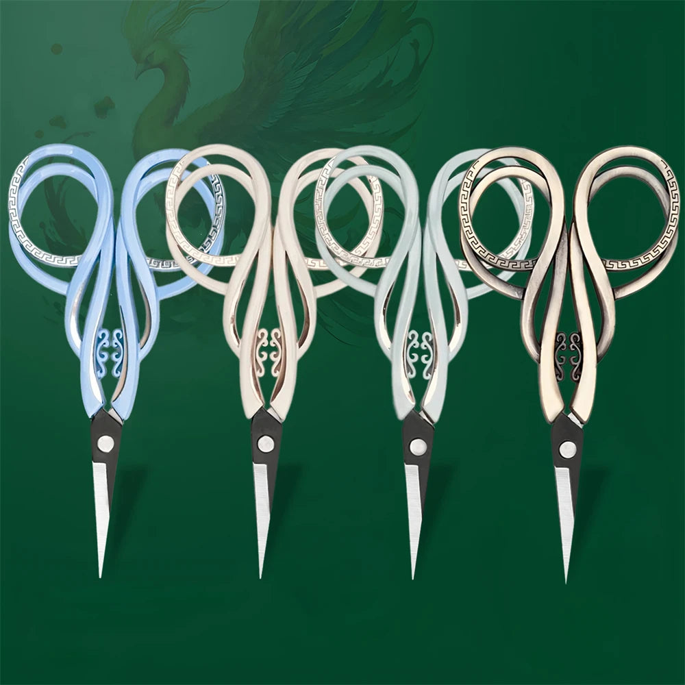 Vintage Stainless Steel Sewing Scissors – Embroidery & Fabric Sewing Scissors Axl