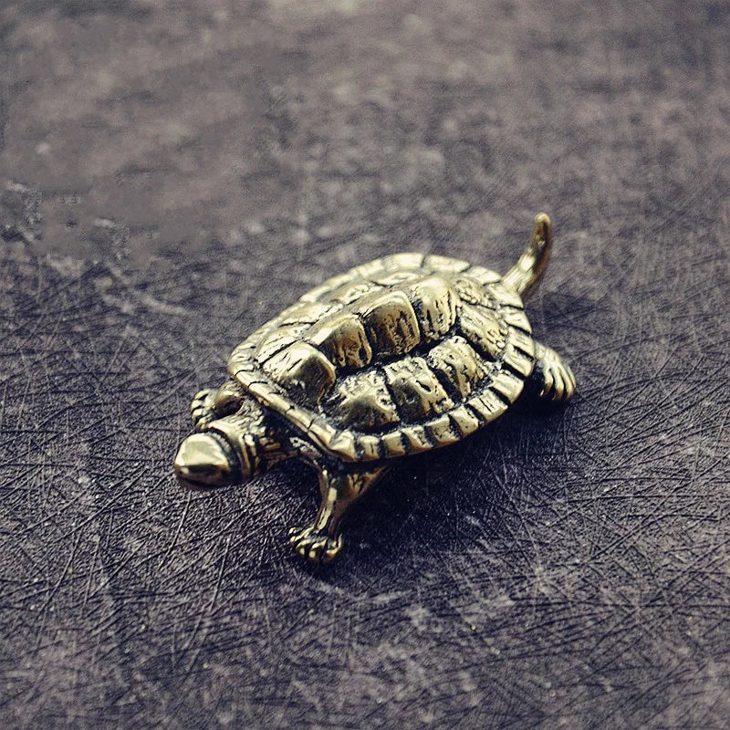 Retro Brass Tortoise Statue – Home & Office Decor Sculpture Decorative Sculpture Axl