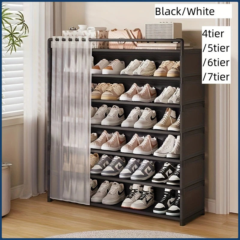 Dustproof Foldable Shoe Rack – Multi-Layer Storage Shelf Shoe Storage Rack Axl