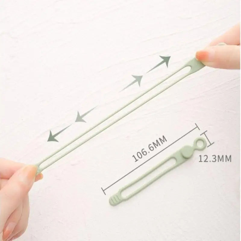 Silicone Cable Straps Reusable Cord Ties | 10/50 PCS Organizer Cable Cord Organizer Axl