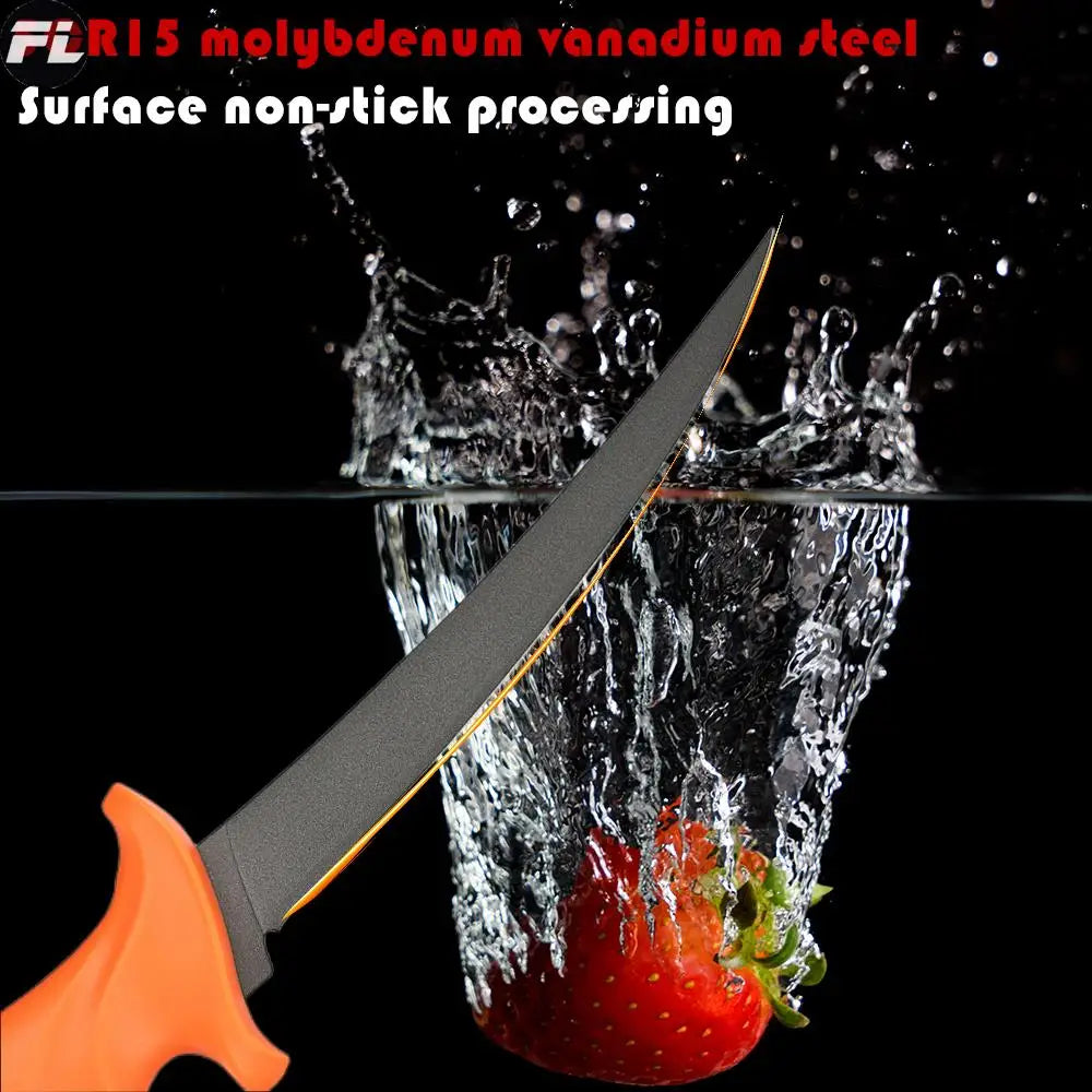 9" 5Cr15MoV Stainless Steel Filleting & Slicing Knife Filleting Knife Axl