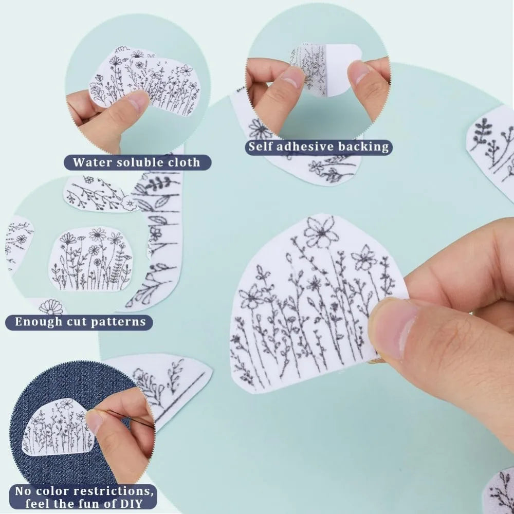 Stick & Stitch Embroidery Transfer Stabilizers – 2 Sheets Embroidery Stabilizer Axl