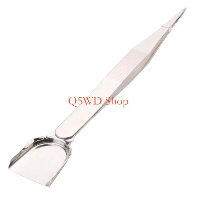 Stainless Steel Pointed Beading Tweezer with Shovel Tip – 16cm Beading Tweezer Axl