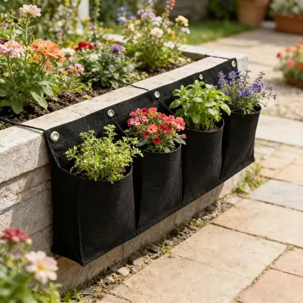 Foldable Felt Wall Planter Bag | Vertical Garden Grow Bag Wall Planter Bag Axl