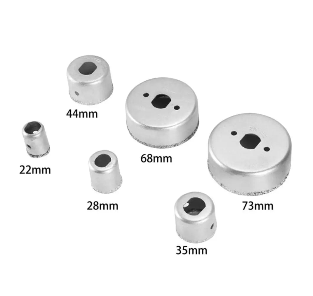 9-Pc Diamond Core Drill Bit Hole Saw Kit – Tile & Stone Diamond Drill Bit Set Axl