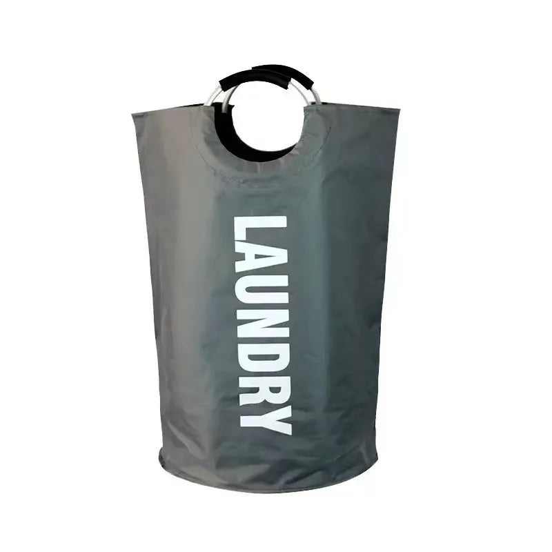 Extra-Large Foldable Waterproof Laundry Basket | 82L Oxford Laundry Basket Axl Grey