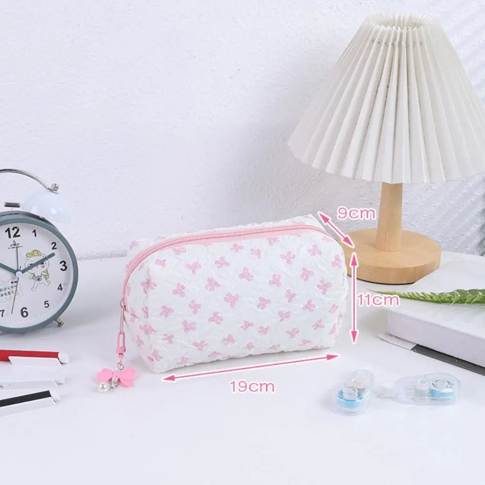 Bowknot Pencil Case – Large Capacity Pen & Cosmetic Bag Pencil Case Axl