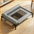 Elevated Cooling Dog Bed – Breathable Raised Bed for Dogs & Cats Elevated Pet Bed Axl gray M