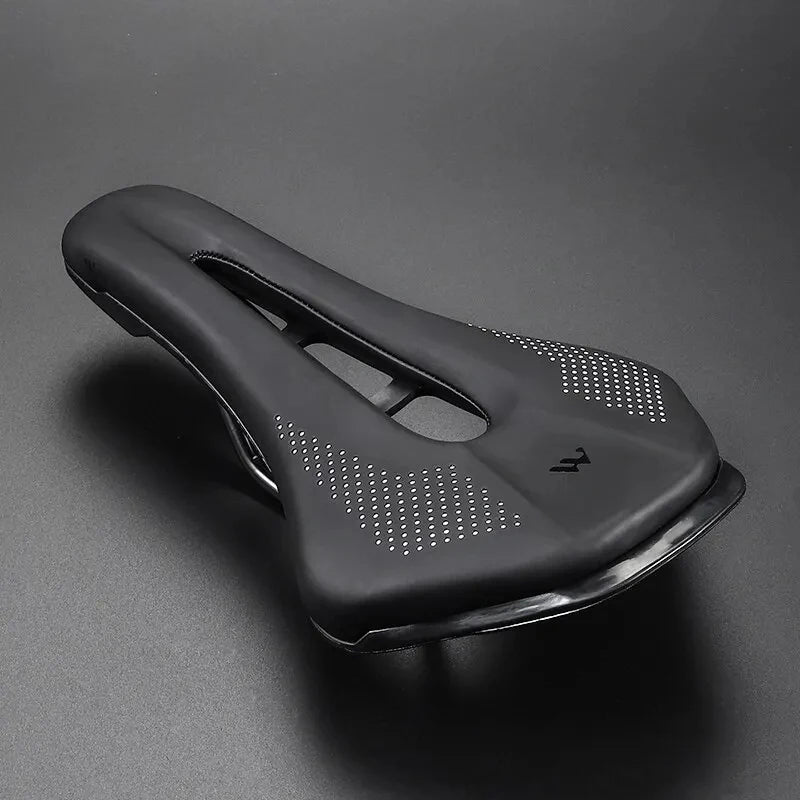 WEST BIKING Ultralight Bike Saddle – Hollow PU Leather MTB Seat Bicycle Saddle Axl