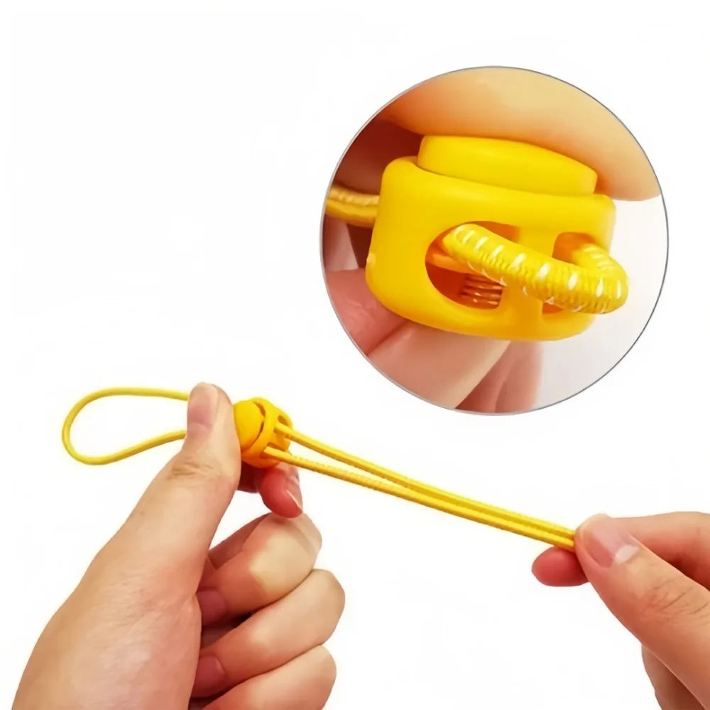 20pcs Colorful Spring Cord Lock Toggles – Rope Stopper Clips Cord Lock Toggles Axl