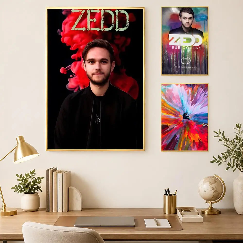 Zedd Self-Stick HD PVC Wall Art Poster – Waterproof Decor Wall Art Poster Axl