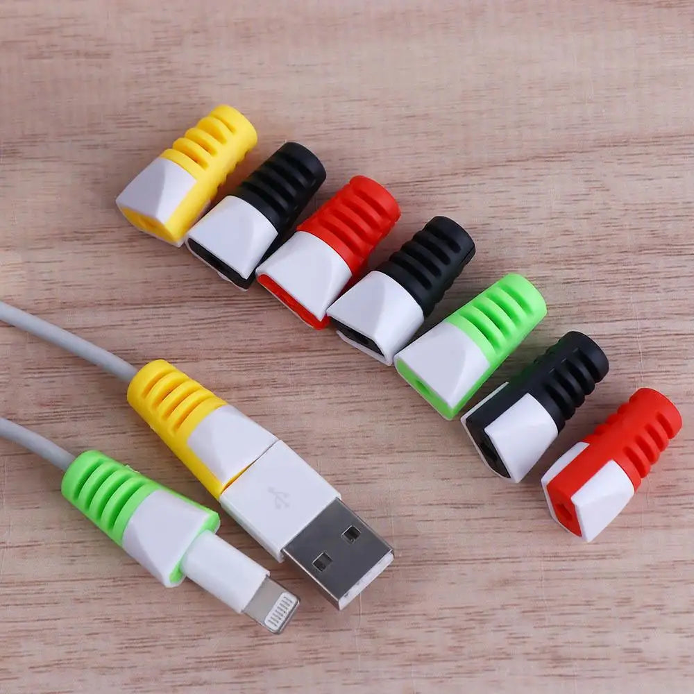 10-Pack USB Cable Protector Sleeves – Cord Protector & Winder Cable Protector Sleeve Axl