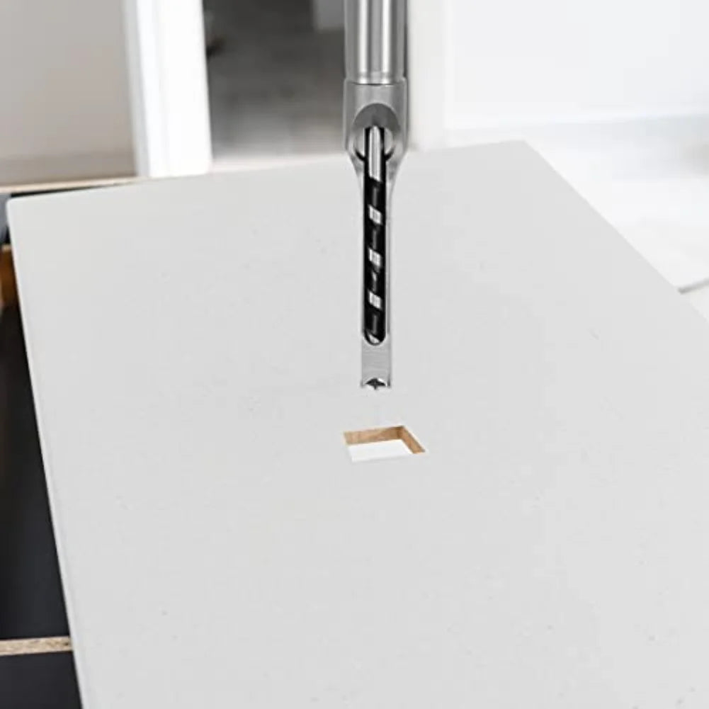 HSS Square Hole Drill Bit 6–18mm | Mortising Chisel for Wood Mortising Drill Bit Axl