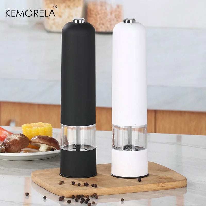 KEMORELA Electric Salt & Pepper Grinder – Adjustable Spice Mill Electric Spice Grinder Axl