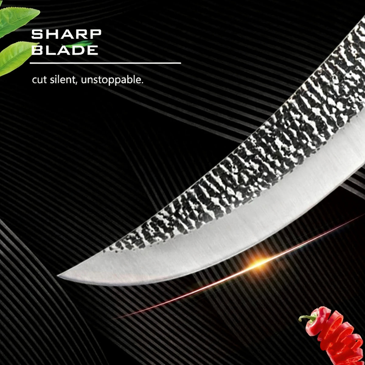 SHENJIU Forged Stainless Steel Boning Knife – 14.5" Butcher Boning Knife Axl