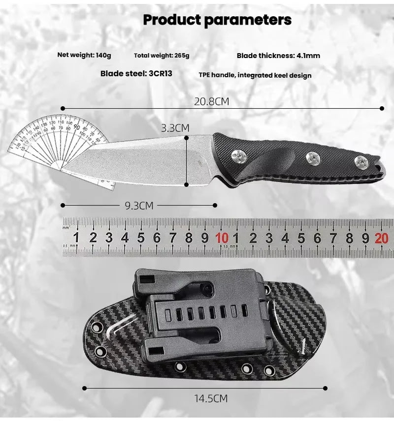 Premium Stainless Steel Utility Knife – Ergonomic Multi-Use Utility Kitchen Knife Axl