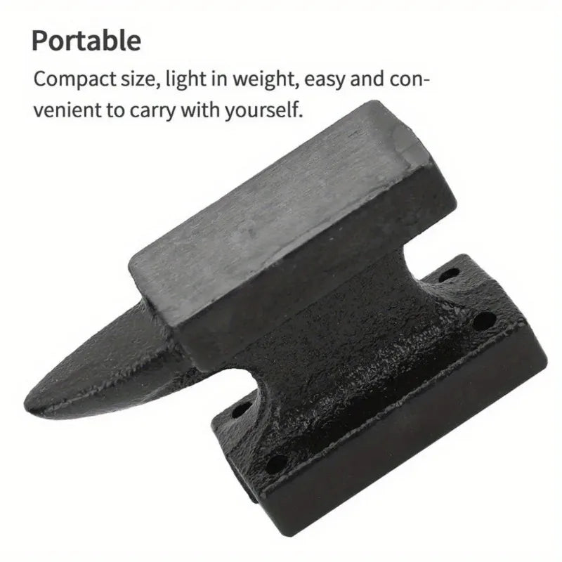 Cast Iron Bench Vise with Anvil – Mini DIY Metalworking Tool Bench Vise Anvil Axl
