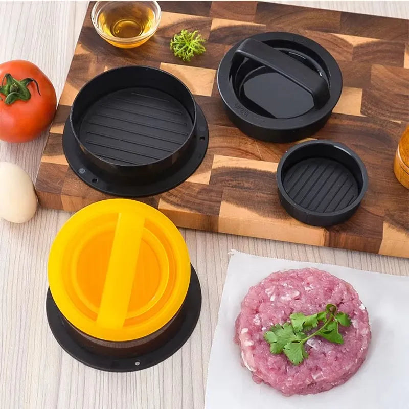 Non-Stick Burger Press & Patty Maker – 3-in-1 Meat Mold Burger Patty Press Axl