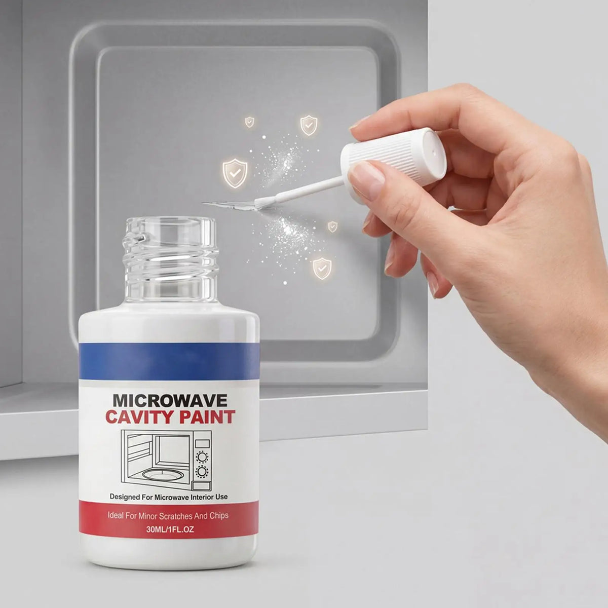 30ml Microwave Cavity Touch-Up Paint – Gloss White Interior Appliance Touch-Up Paint Axl Default Title