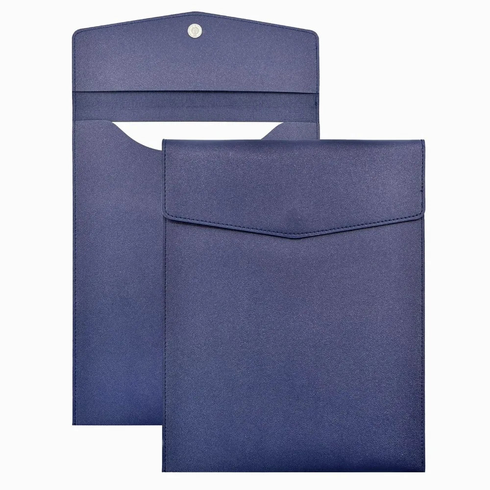 A4 File Folder Waterproof Document Bag | Portable Paper Organizer Document File Folder Axl Blue