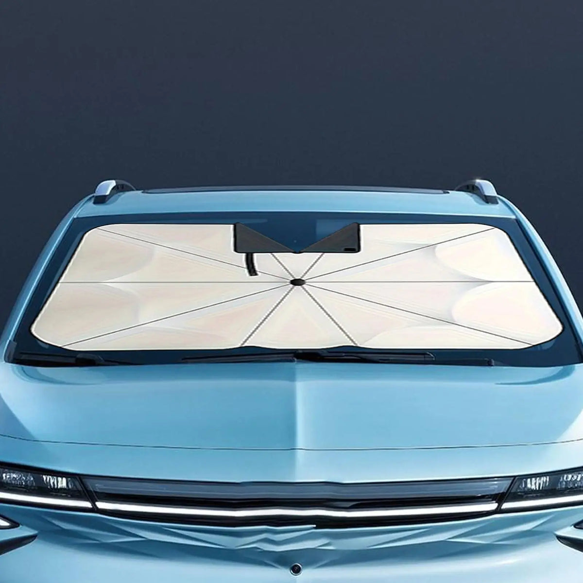 Retractable Car Windshield Sunshade Umbrella | UV Blocker Car Windshield Sunshade Axl
