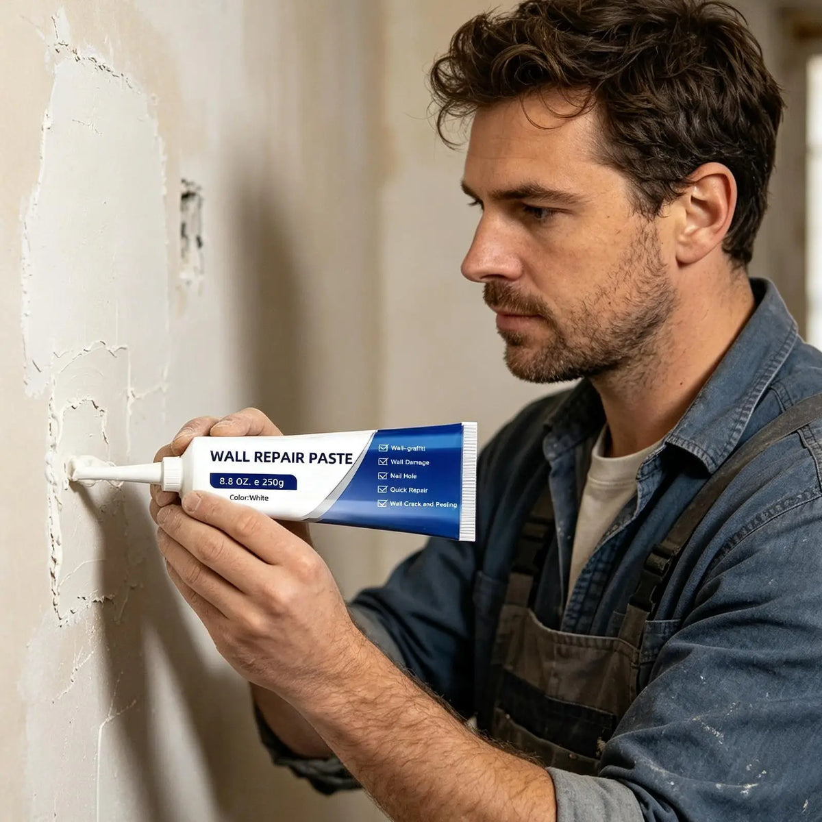 Drywall Repair Kit – Quick-Dry Wall Crack & Hole Filling Putty Wall Repair Kit Axl