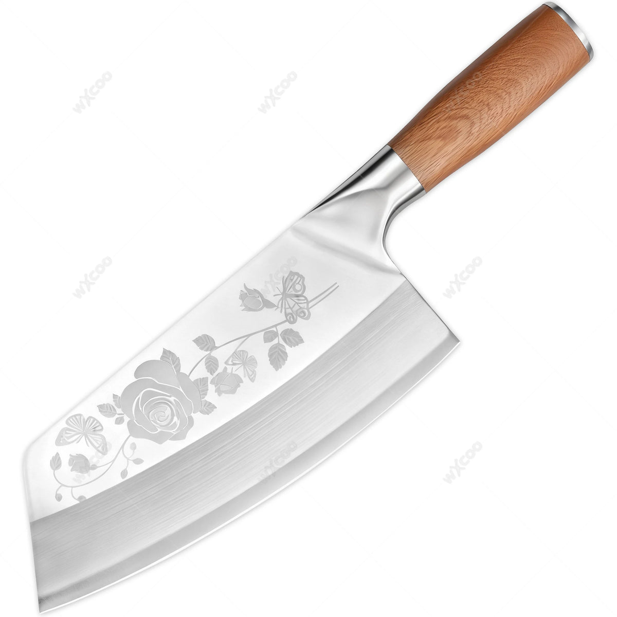 WXCOO 7.8" Chinese Cleaver | 5Cr15 Steel Chef & Butcher Knife Chinese Cleaver Knife Axl 1PCS