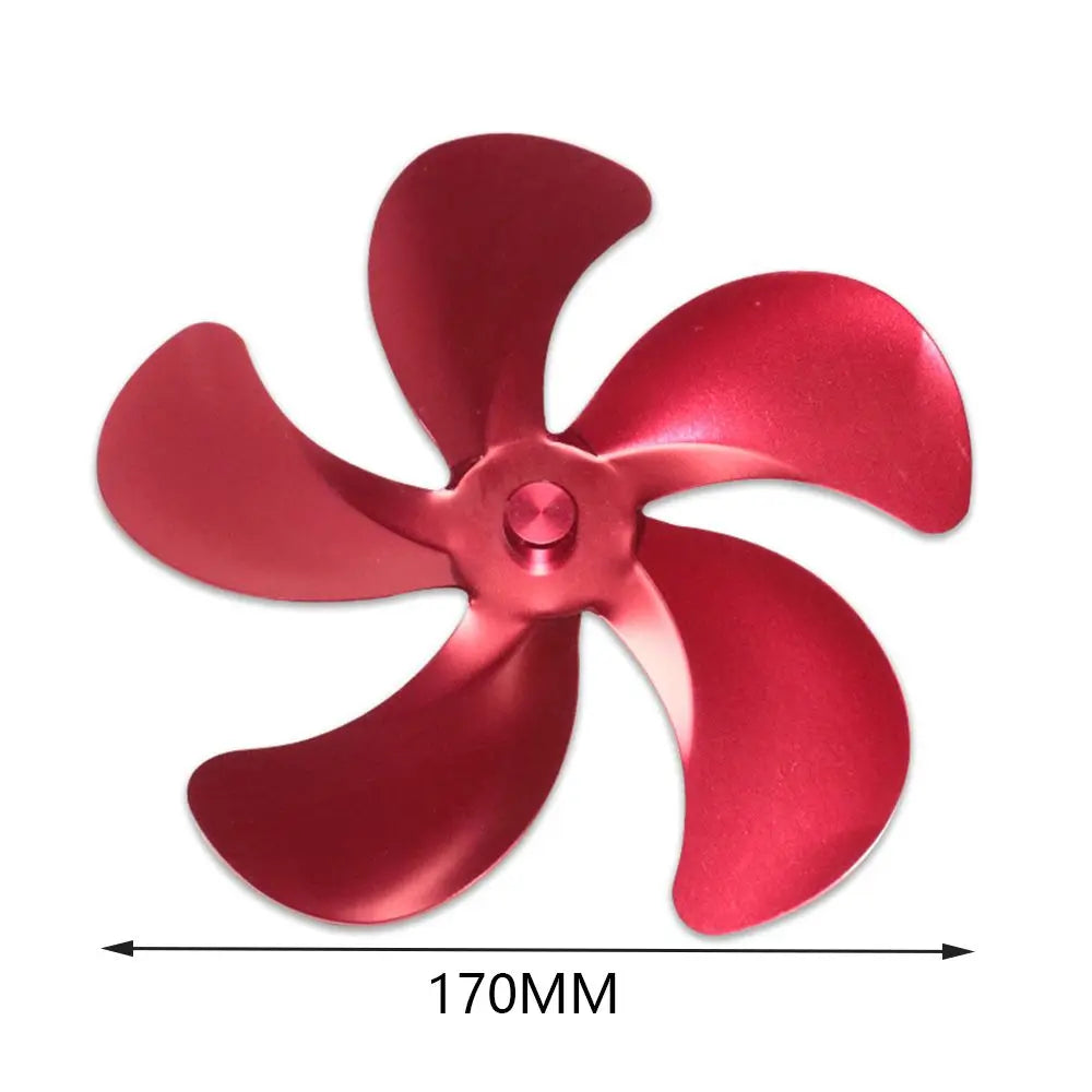 5-Blade Replacement Blades for Heat Powered Wood Stove Fan Stove Fan Blades Axl