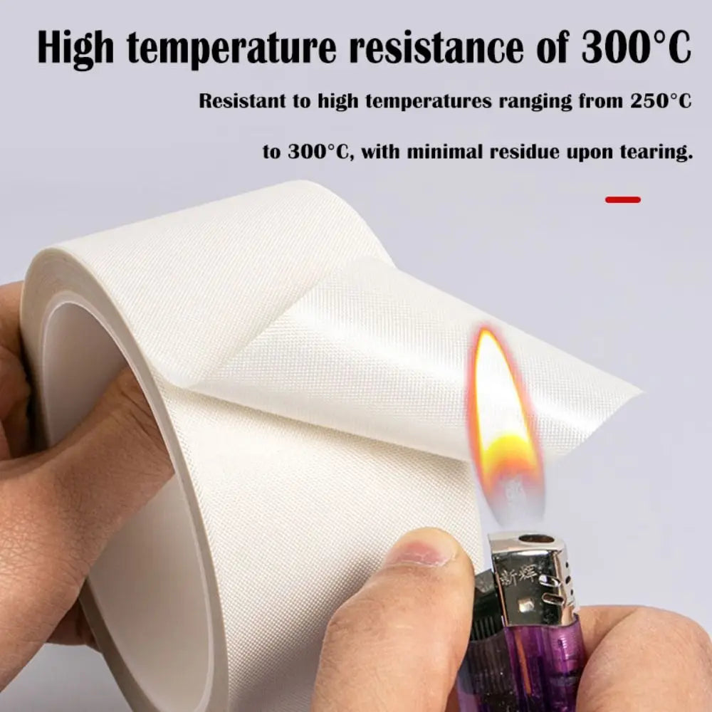 10m PTFE Fiberglass Tape – High-Temp Vacuum & Impulse Sealer Industrial PTFE Tape Axl