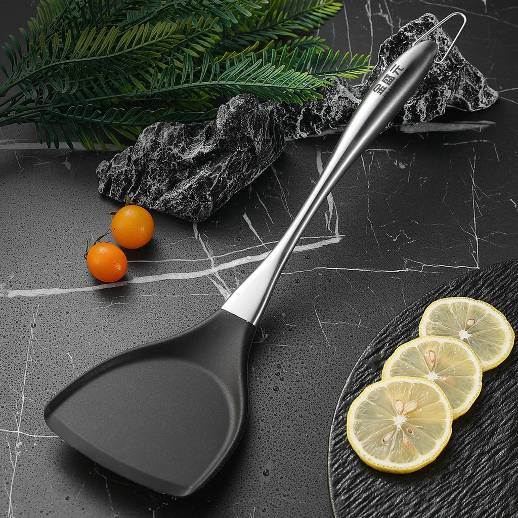 Silicone Cooking Utensil Set – Spatula, Ladle & Spoon Kitchen Utensil Set Axl