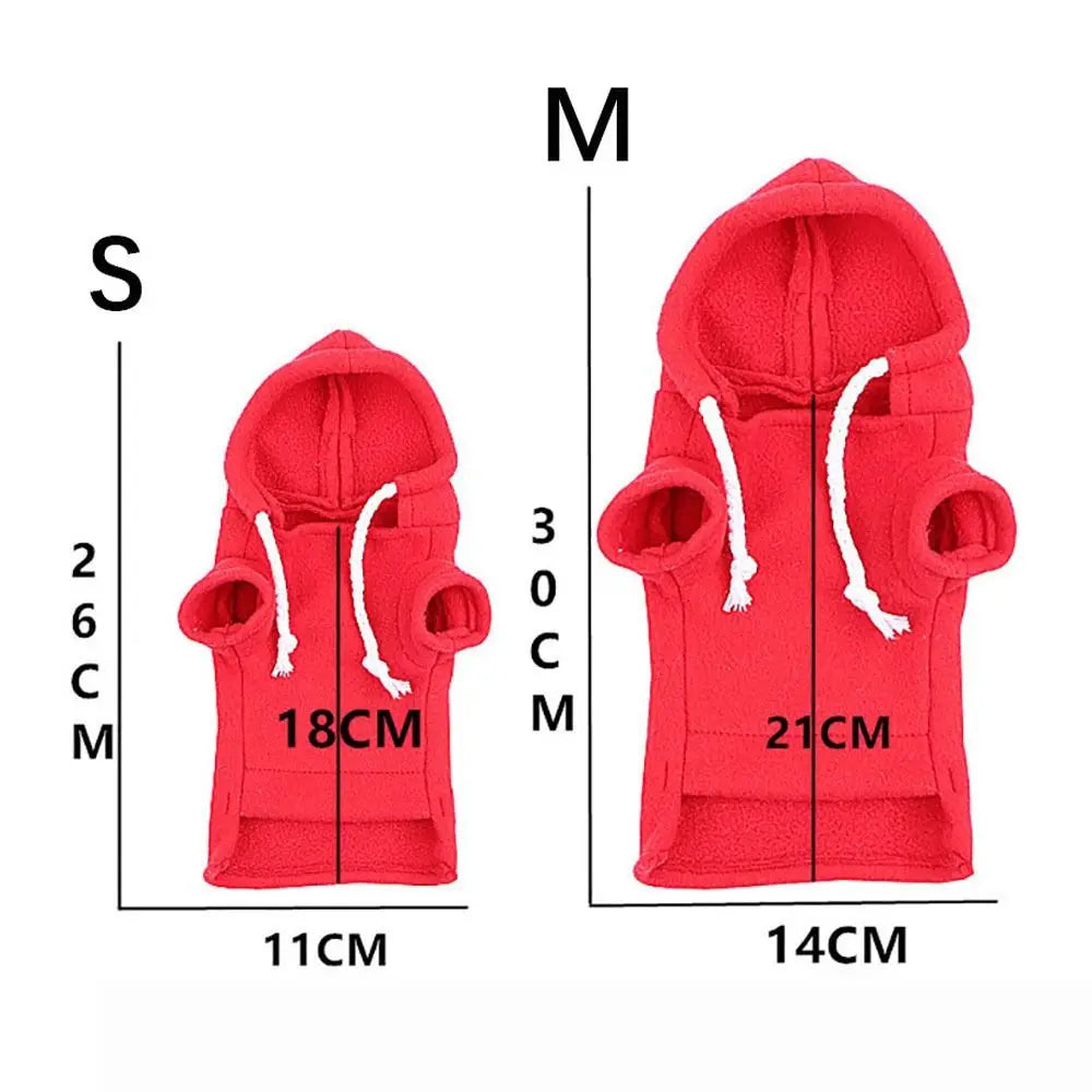 Ferret Hoodie Fleece Pullover – Small Pet Clothes for Hamsters Small Pet Hoodie Axl