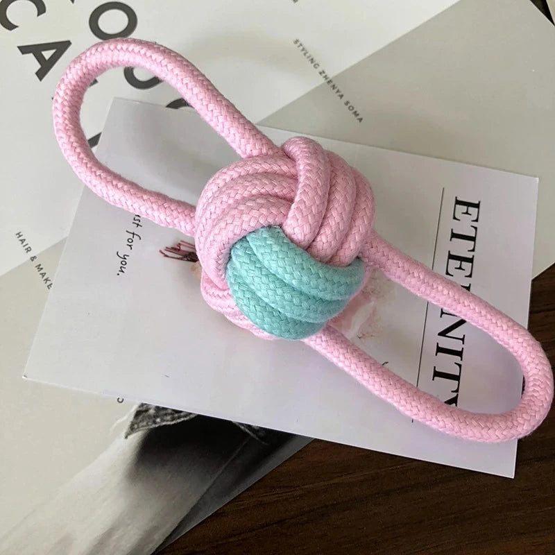 6-Piece Cotton Rope Dog Toy Set – Chew & Teeth Cleaning Dog Rope Toys Axl