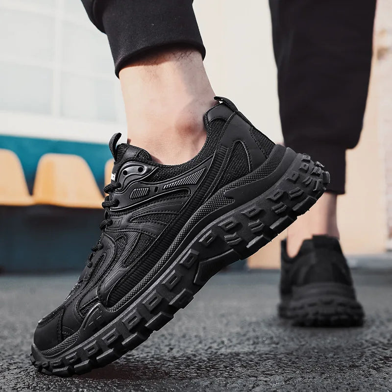 Men's Breathable Low-Top Casual Running Shoes | Rubber Outsole Men's Casual Sneakers Axl