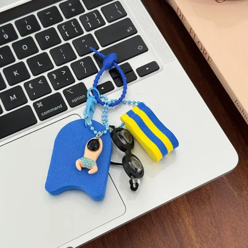 Floating EVA Keychain – Buoyant Water Sports Key Ring Floating Keychain Axl