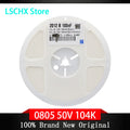 4000pcs 0805 SMD Capacitor 100nF X7R 50V Full Reel ±10% SMD Capacitor Reel Axl Default Title