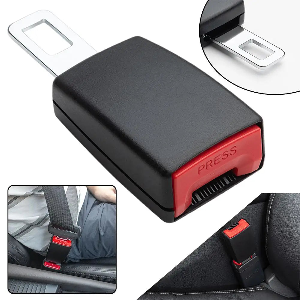 Car Seat Belt Buckle Extender – Universal ABS & Metal Clip Seat Belt Extender Axl
