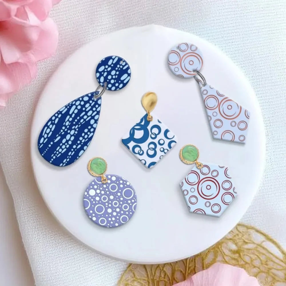 Bubble Dots Polymer Clay Texture Sheet – Silicone Embossing Mat Clay Texture Mat Axl