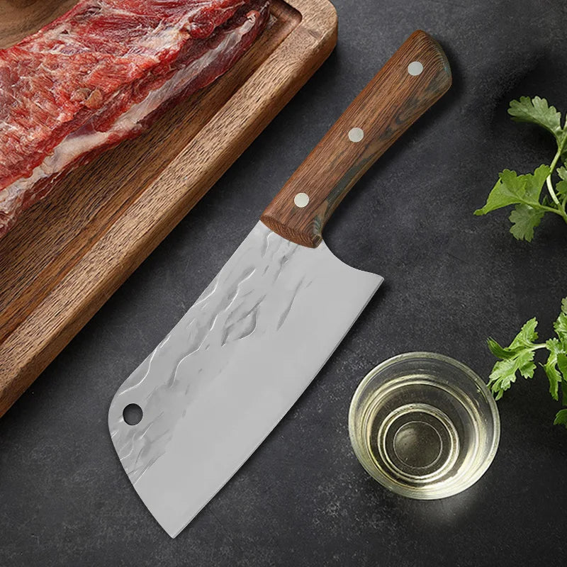 InLeung Forged Stainless Steel Meat Cleaver & Chef Knife Meat Cleaver Knife Axl