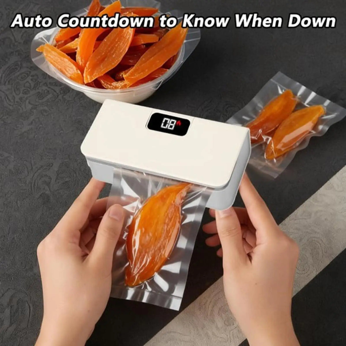 Mini Handheld Bag Sealer – Rechargeable Heat Sealing Machine Heat Bag Sealer Axl