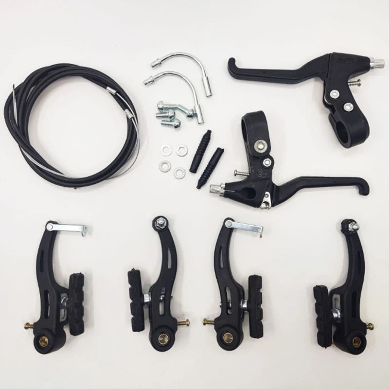 Aluminum Alloy Front & Rear V Brake Set – Mountain Bike Bicycle Brake Set Axl