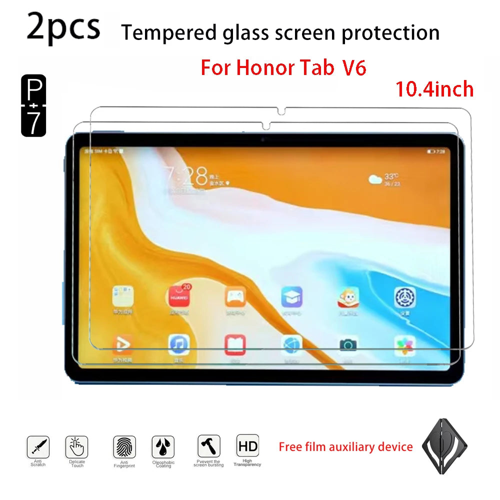 2-Pack Tempered Glass Screen Protector – Honor Tab V7 V6 10.4" Tablet Screen Protector Axl FOR honor v6 10.4