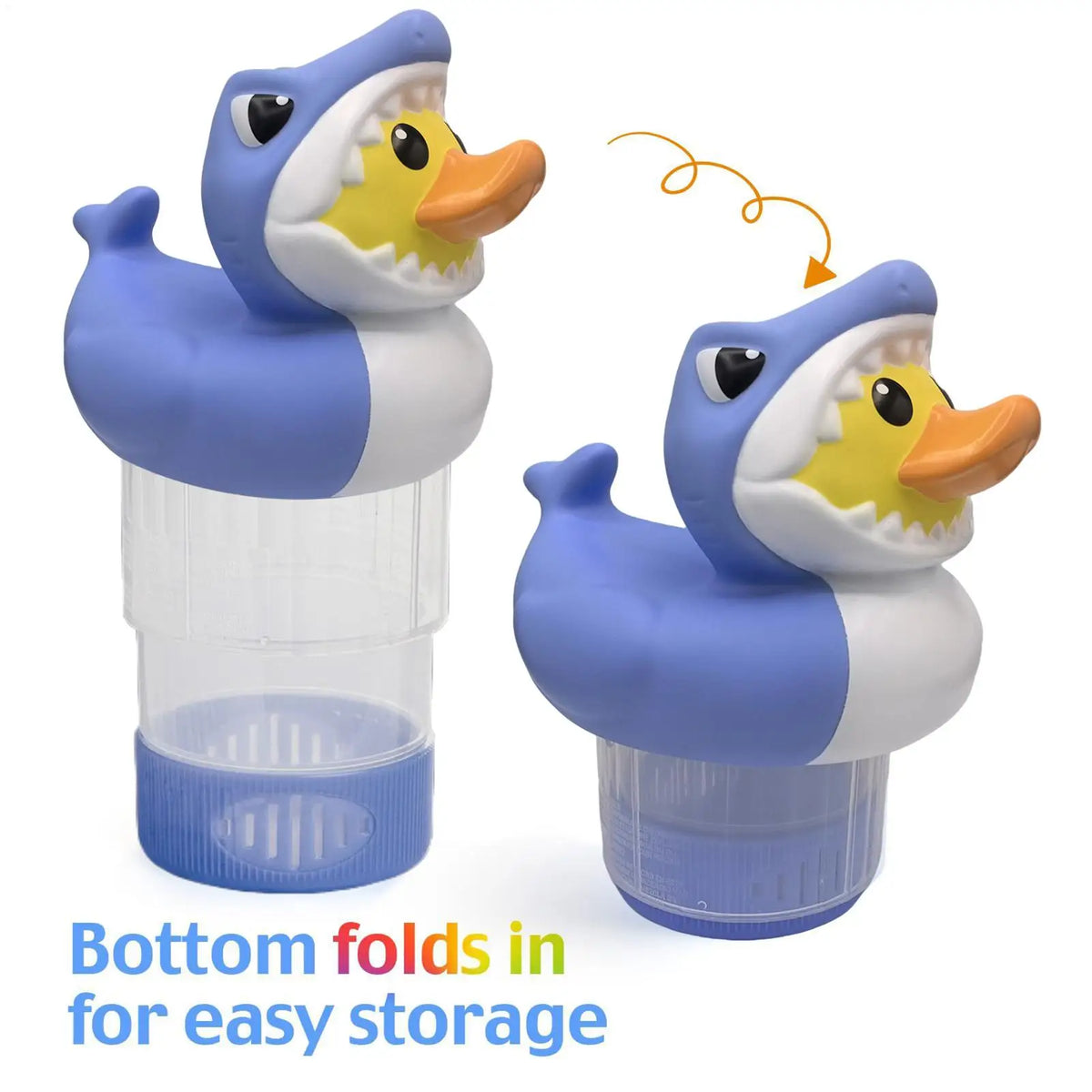 Duck Shark Floating Pool Chlorine Tablet Dispenser Pool Chlorine Floater Axl