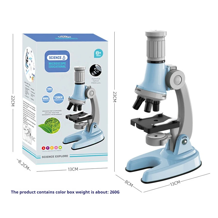 Kids 1200X Optical Microscope Set – STEM Science Toy Educational Science Toy Axl