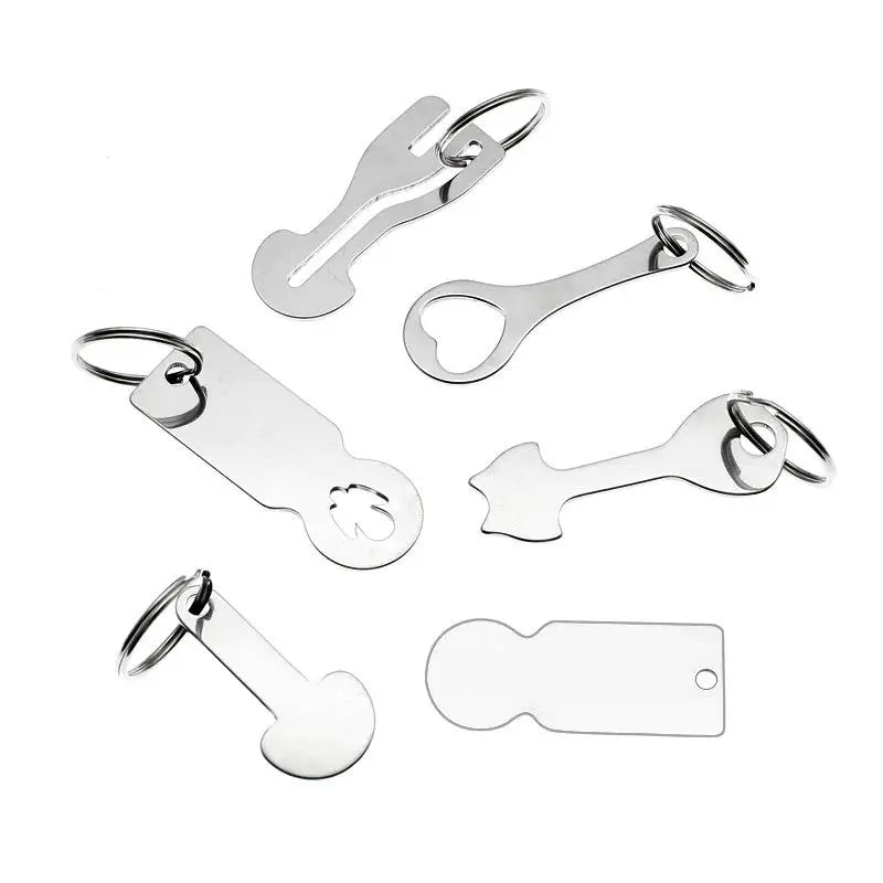 Stainless Steel Shopping Cart Token Keychain – Reusable Trolley Coin Trolley Token Keychain Axl