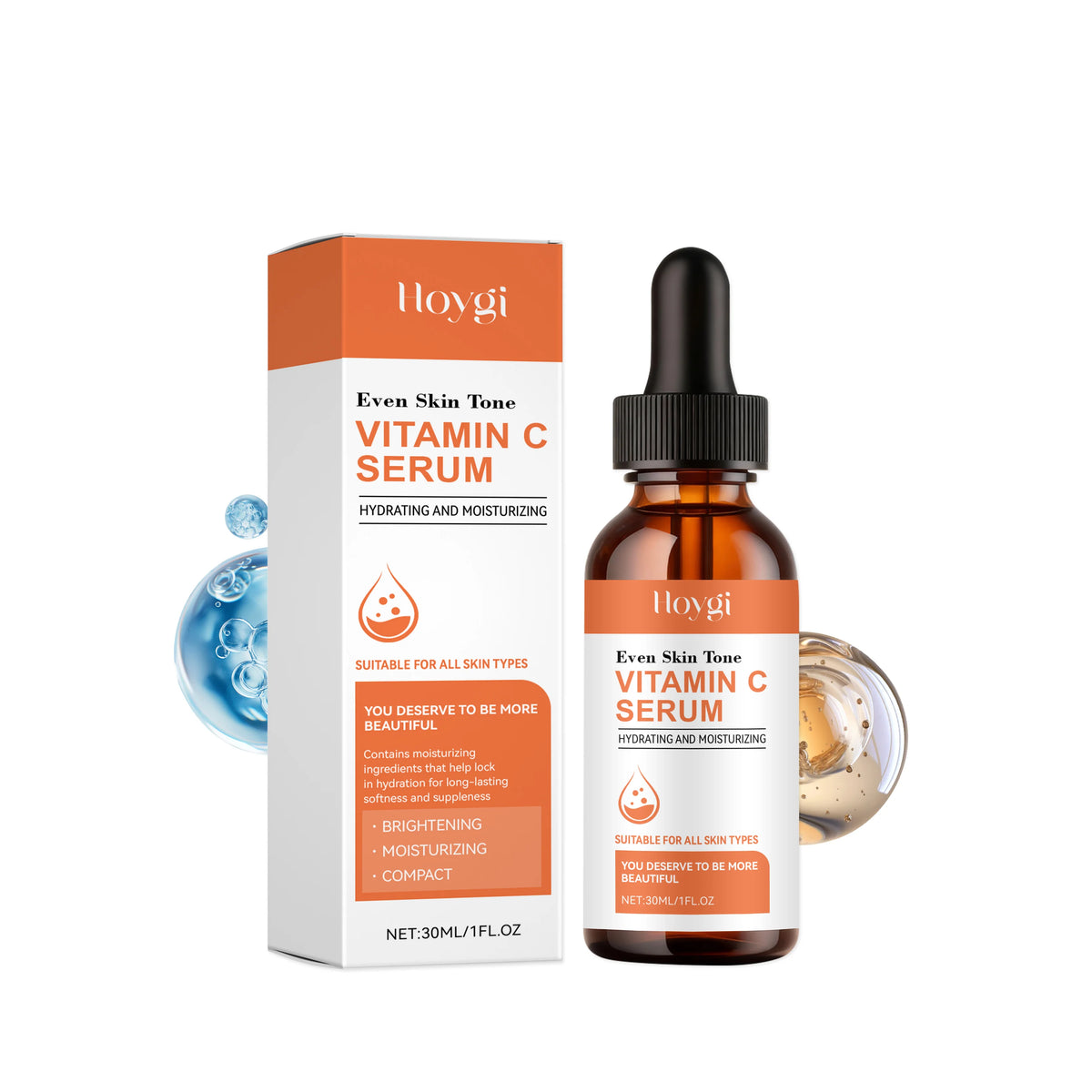 Vitamin C Face Serum – Hyaluronic Acid, Aloe & Dark Spot Vitamin C Face Serum Axl 1pc